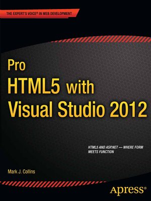 cover image of Pro HTML5 with Visual Studio 2012